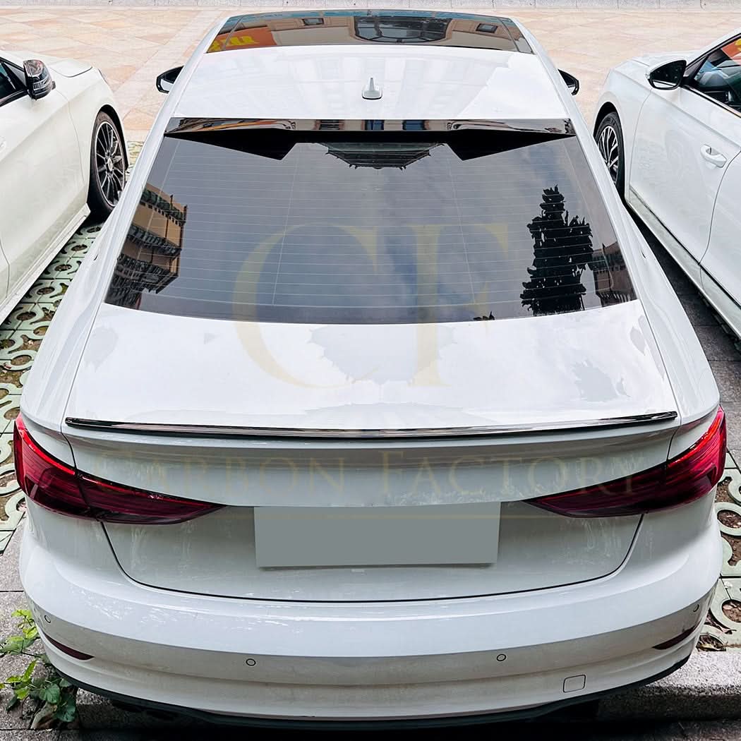 Gloss Black Roof Spoiler for Audi A3 8V S3 Saloon 13-20