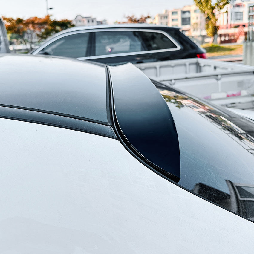 Gloss Black Roof Spoiler for Mercedes Benz W205 C Class Saloon 15-21
