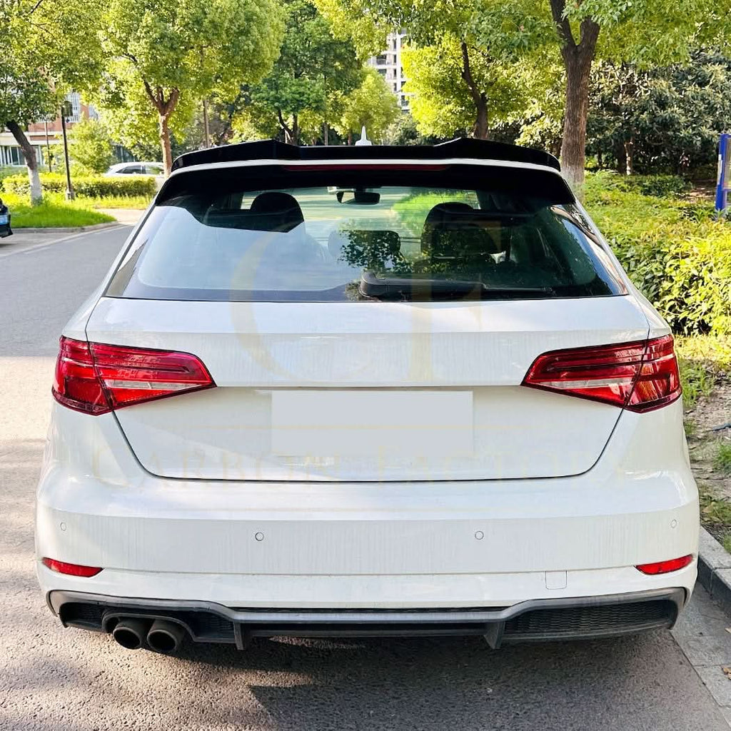 Gloss Black Roof Spoiler for Audi A3 8V S3 Hatchback 13-20
