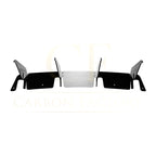V Style Gloss Black Rear Diffuser for Mercedes Benz W176 A45 13-18