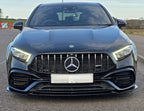 V Style Gloss Black Front Splitter for Mercedes Benz W177 A Class A45 & A45S 18-22