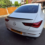 A Style Gloss Black Boot Spoiler for Mercedes Benz W118 CLA 19-25