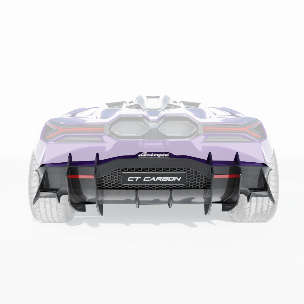 LAMBORGHINI REVUELTO CARBON FIBRE REAR DIFFUSER - CT DESIGN