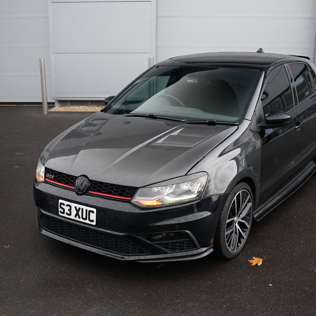 Volkswagen Polo MK5 V2 Genuine Carbon Fibre Bonnet (6R / 6C 09 - 17 Models) DIVERSION