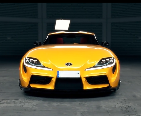 Carbon Fiber Front Splitter for Toyota Supra 2020-2024
