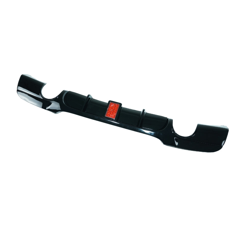 BMW 3 SERIES E90/E91 2005-2011 GLOSS BLACK LED DIFFUSER - DUAL EXIT
