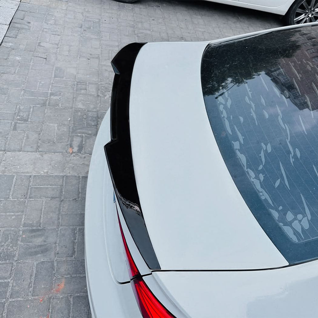 V Style Gloss Black Boot Spoiler for Audi A3 8V S3 RS3 Saloon 13-20