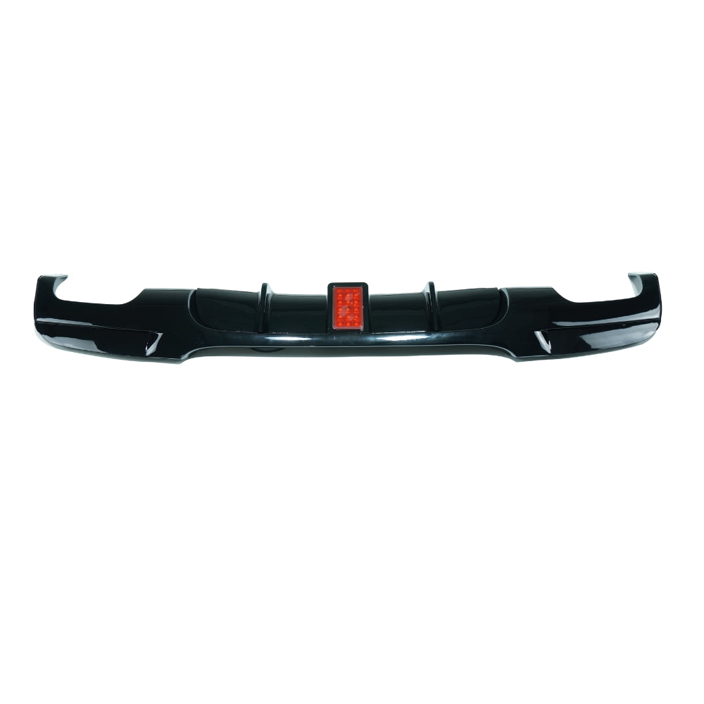 BMW 3 SERIES E90/E91 2005-2011 GLOSS BLACK LED DIFFUSER - QUAD TIP
