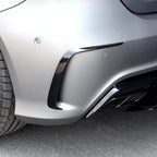 Gloss Black Rear Bumper Trims for Mercedes Benz W176 A Class 13-18