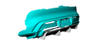 V Style Pre-Preg Carbon Fibre Rear Diffuser for Porsche Taycan Turbo 19-21