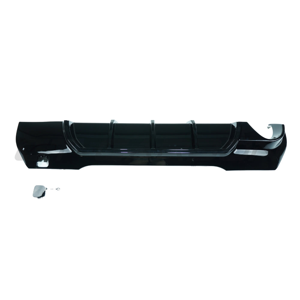 BMW F40 1 SERIES 2019-2024 GLOSS BLACK DIFFUSER - SINGLE EXIT - V2
