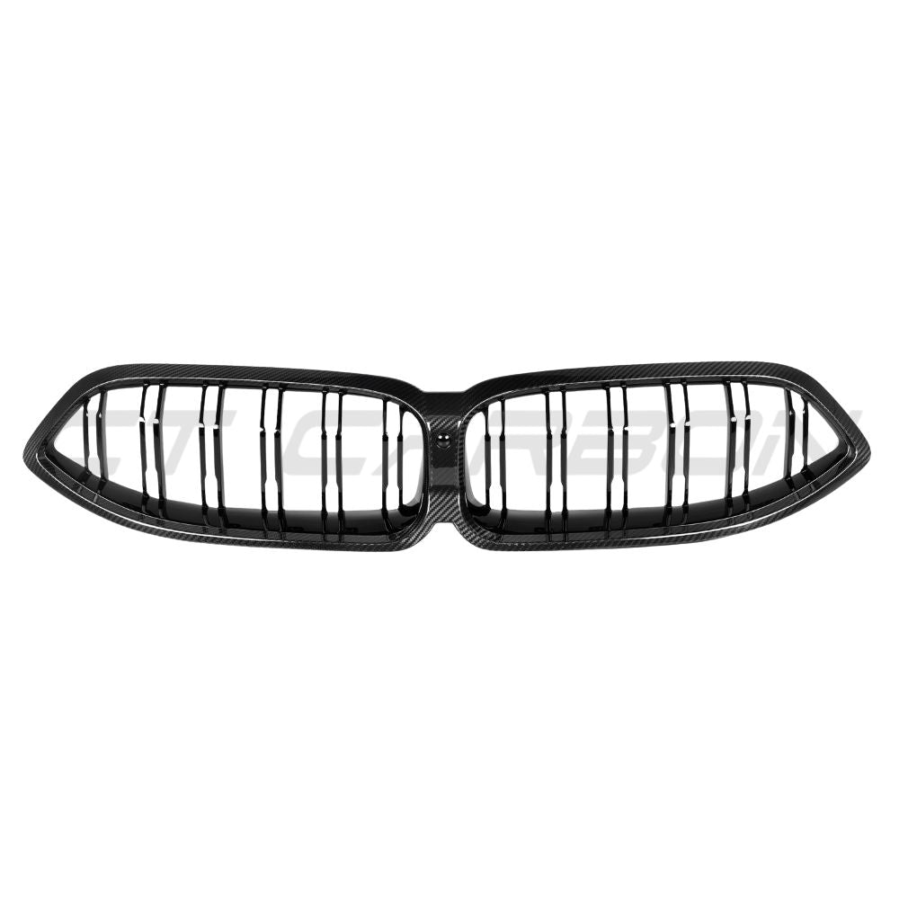 BMW 8 SERIES G14/G15/G16 LCI 2023+ CARBON FIBRE DOUBLE SLAT GRILLE