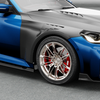 V Style Pre-Preg Carbon Fibre Front Wings Arches for BMW G87 M2 23-Present