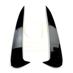 Gloss Black Rear Bumper Trims for Mercedes Benz W205 C Class Coupe 15-21