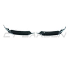 BMW E90/E91 3 SERIES LCI SE 2009-2011 GLOSS BLACK SPLITTER CORNERS - V1