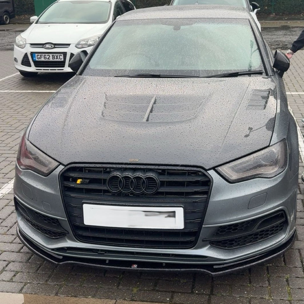 RS Style Carbon Fibre Bonnet for Audi A3 S3 RS3 13-19