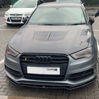 RS Style Carbon Fibre Bonnet for Audi A3 S3 RS3 13-19