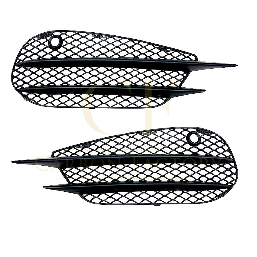 Gloss Black Front Bumper Side Grille for Mercedes Benz W205 C Class 15-18