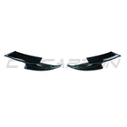 BMW M3 E90/E92 2007-2013 GLOSS BLACK CORNER SPLITTERS