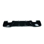 BMW 1 SERIES F20/F21 2012-2014 PRE-LCI GLOSS BLACK DIFFUSER - DUAL TIP