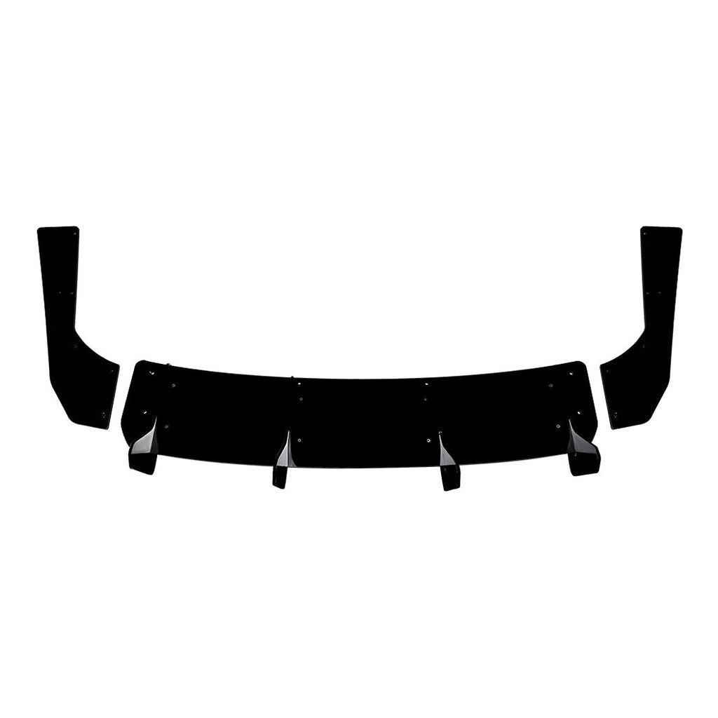 V Style Gloss Black Diffuser for Audi S3 8V Hatchback 17-20