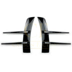Type 2 Gloss Black Front Canards for Mercedes Benz W177 A Class AMG & A35 18-22