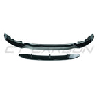 BMW X6 F16 2014-2018 GLOSS BLACK SPLITTER