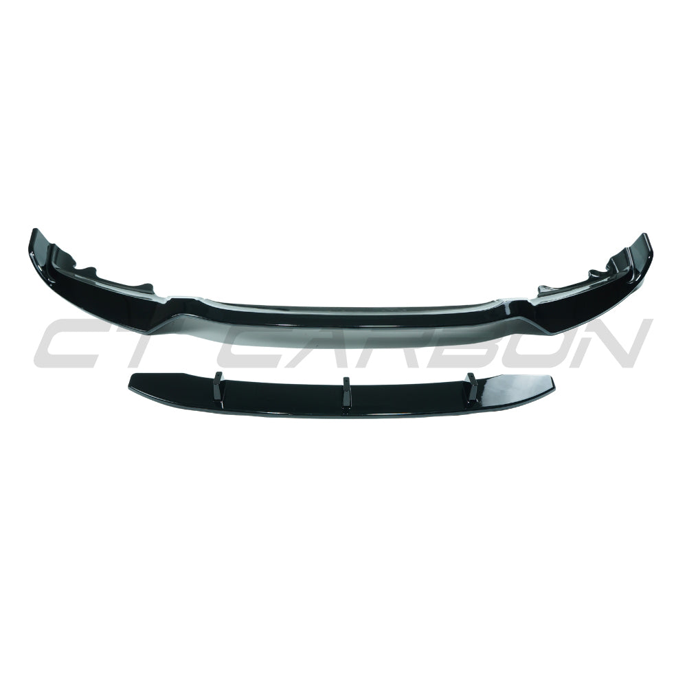 BMW X6 F16 2014-2018 GLOSS BLACK SPLITTER
