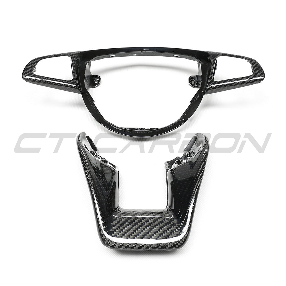 MERCEDES AMG CARBON FIBRE STEERING WHEEL TRIM