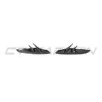 TOYOTA SUPRA 2019+ A90 CARBON FIBRE FRONT BUMPER VENT TRIM