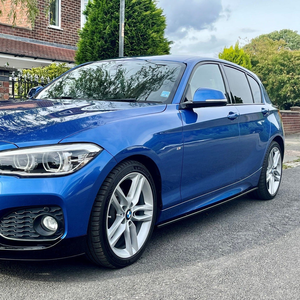 MP Style Gloss Black Side Skirts for BMW F20 1 Series 12-19