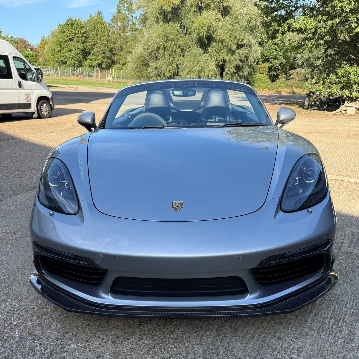 Performance Style Carbon Fibre Front Splitter for Porsche Boxster & Cayman 718 16-21