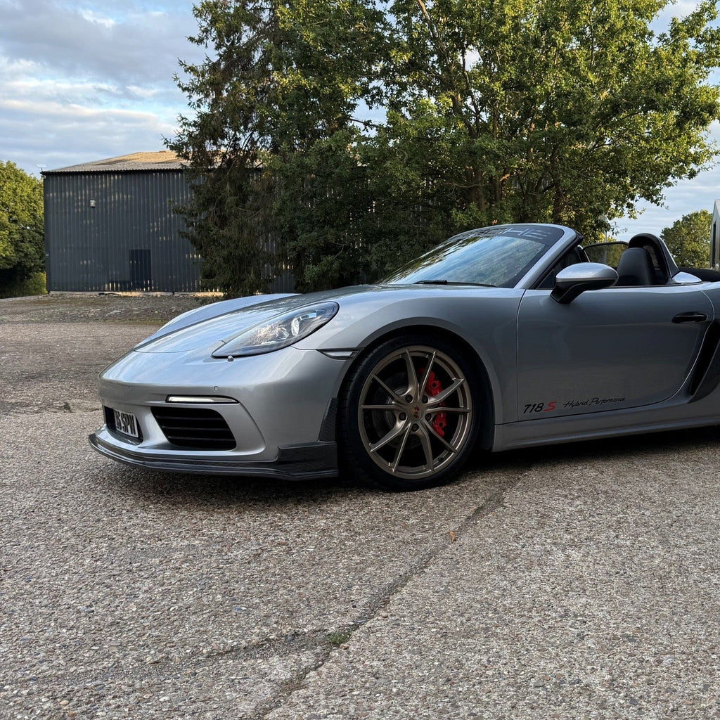 Performance Style Carbon Fibre Front Splitter for Porsche Boxster & Cayman 718 16-21