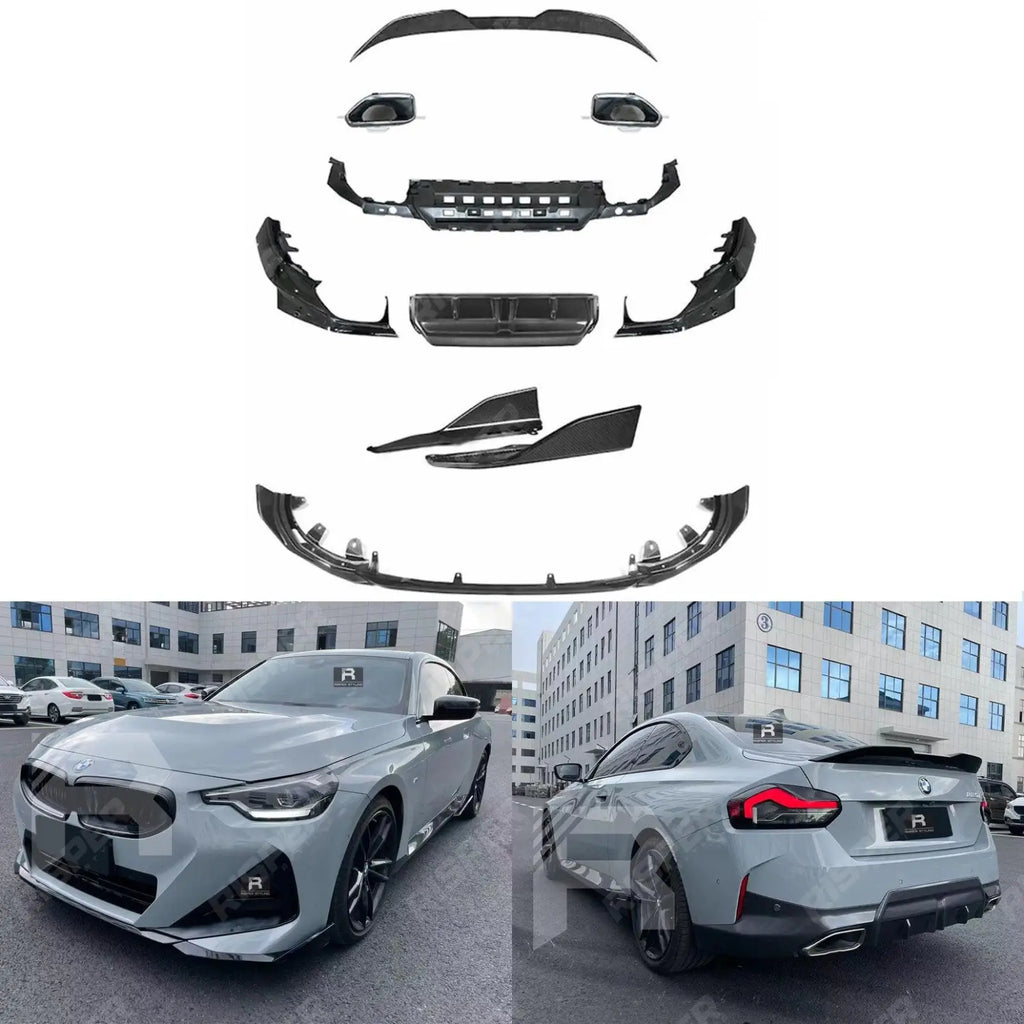 2 Door Coupe 'M240i Look' Gloss Black Full Aero Kit For BMW 2 Series G42 2021+