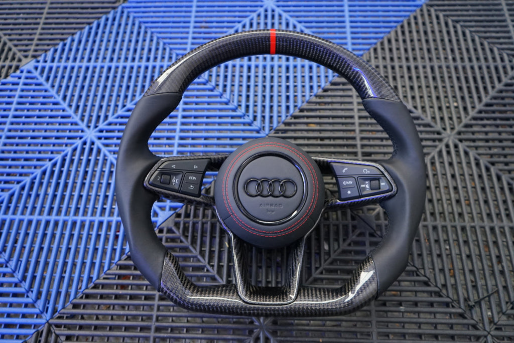 Audi TT MK3 Carbon Fibre Steering Wheel - SWAUTT1