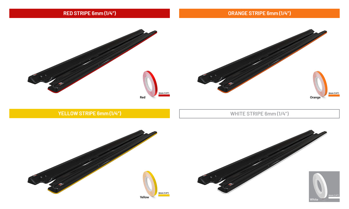 Side Skirts Diffusers Toyota Celica T23 TS Preface - Textured