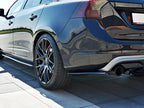 Rear Side Splitters Volvo V60 Polestar Facelift - Carbon Look