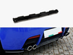 Central Rear Splitter (Vertical Bars) Alfa Romeo 147 GTA - Textured