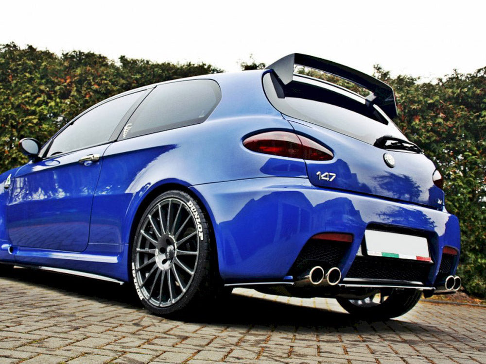 Rear Side Splitters Alfa Romeo 147 GTA - Carbon Look