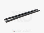 Side Skirts Diffusers Alfa Romeo 156 Facelift (2003-2006) - Textured