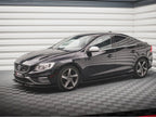 Side Skirts Diffusers Volvo S60 R-Design Mk2 - Carbon Look