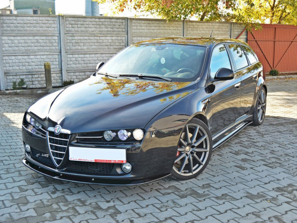 Front Splitter V.2 Alfa Romeo 159 - Carbon Look