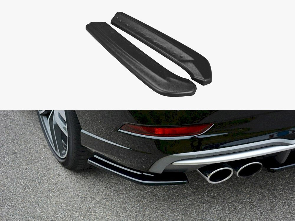 Rear Side Splitters Audi S3 / A3 S-line 8V FL Sedan