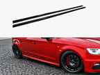 Side Skirts Diffusers Audi S3 / A3 S-Line 8V / 8V FL Sportback