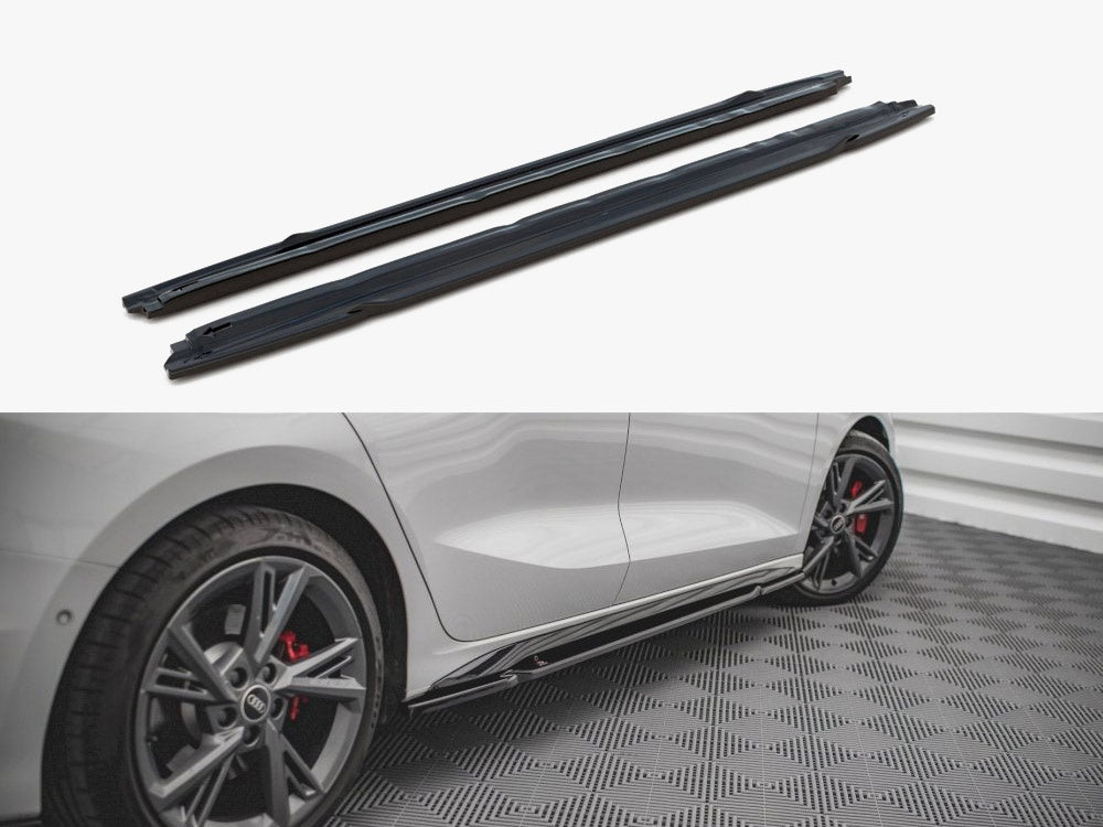 Side Skirts Diffusers V.1 Audi S3 / A3 S-Line 8Y