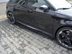 Racing Side Skirts Diffusers V.1 Audi RS3 8V Facelift Sportback (2017-20)