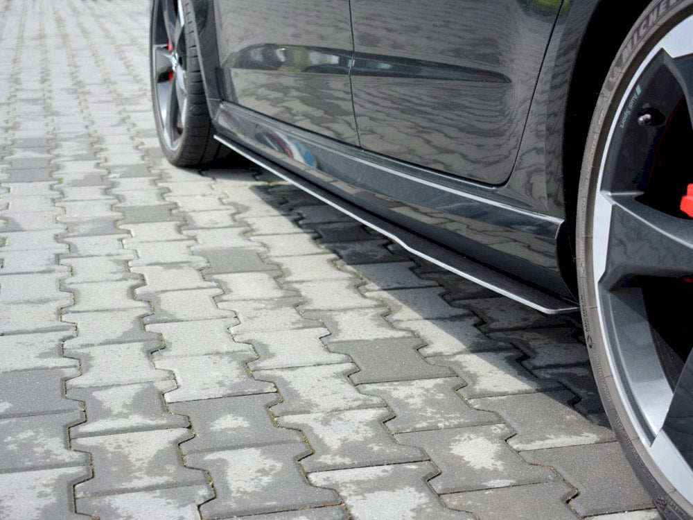 Racing Side Skirts Diffusers V.1 Audi RS3 8V Facelift Sportback (2017-20)