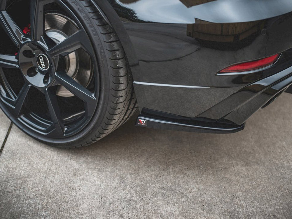 Rear Side Splitters V.2 Audi RS3 8V Sportback Facelift (2017-UP) - Textured
