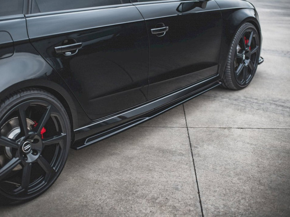 Side Skirts Diffusers V.2 Audi RS3 8V Sportback Facelift (2017-UP)