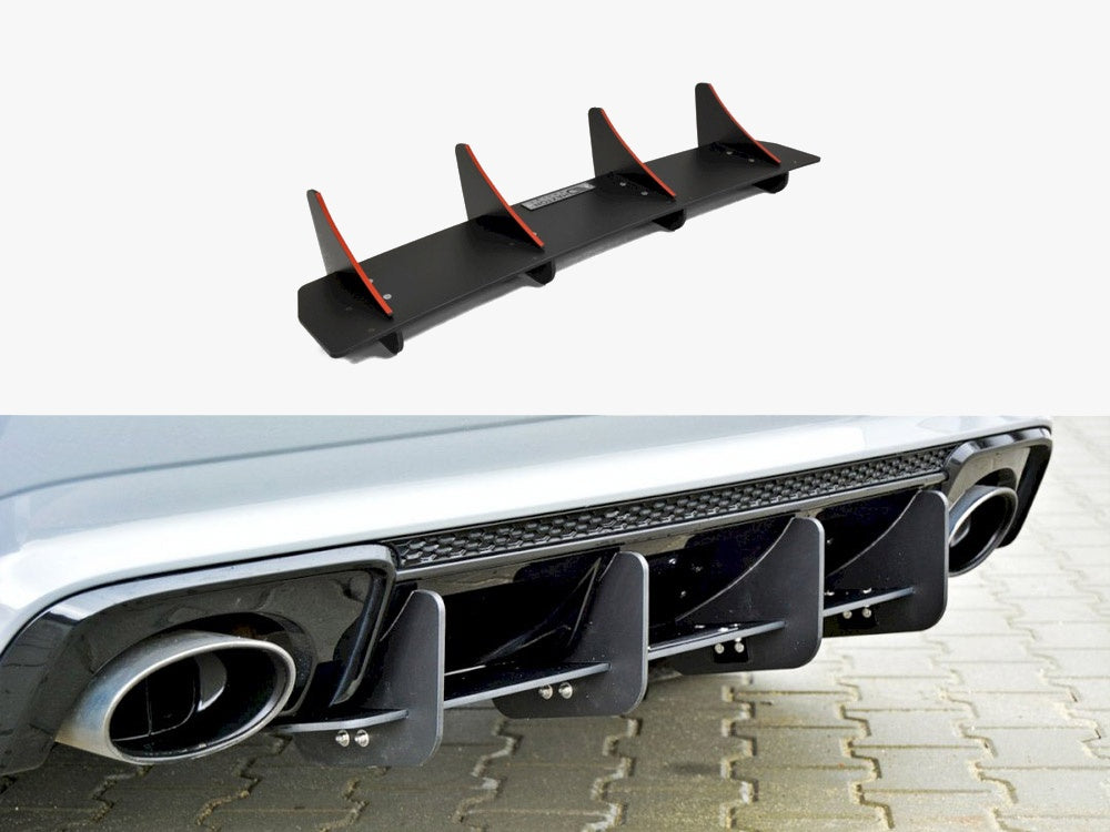 Rear Diffuser Audi RS3 8VA Sportback Pre-facelift (2015-2016)